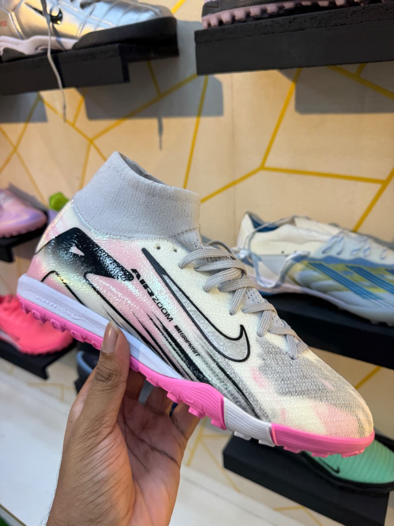High neck air zoom pink edition