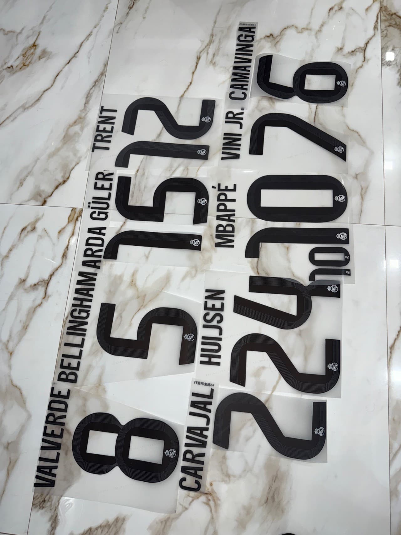 Real madrid 25-26 season font